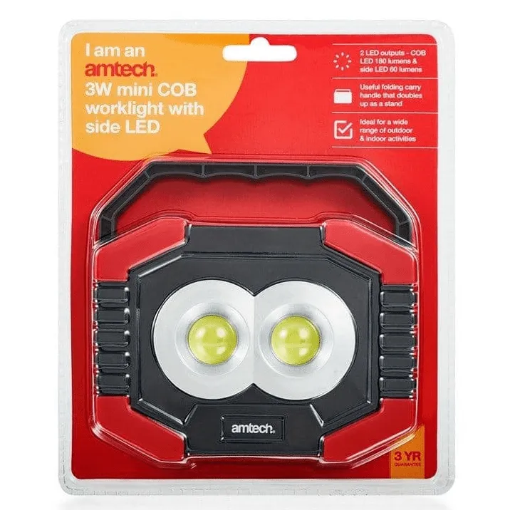 3W Mini Cob Worklight With Side LED