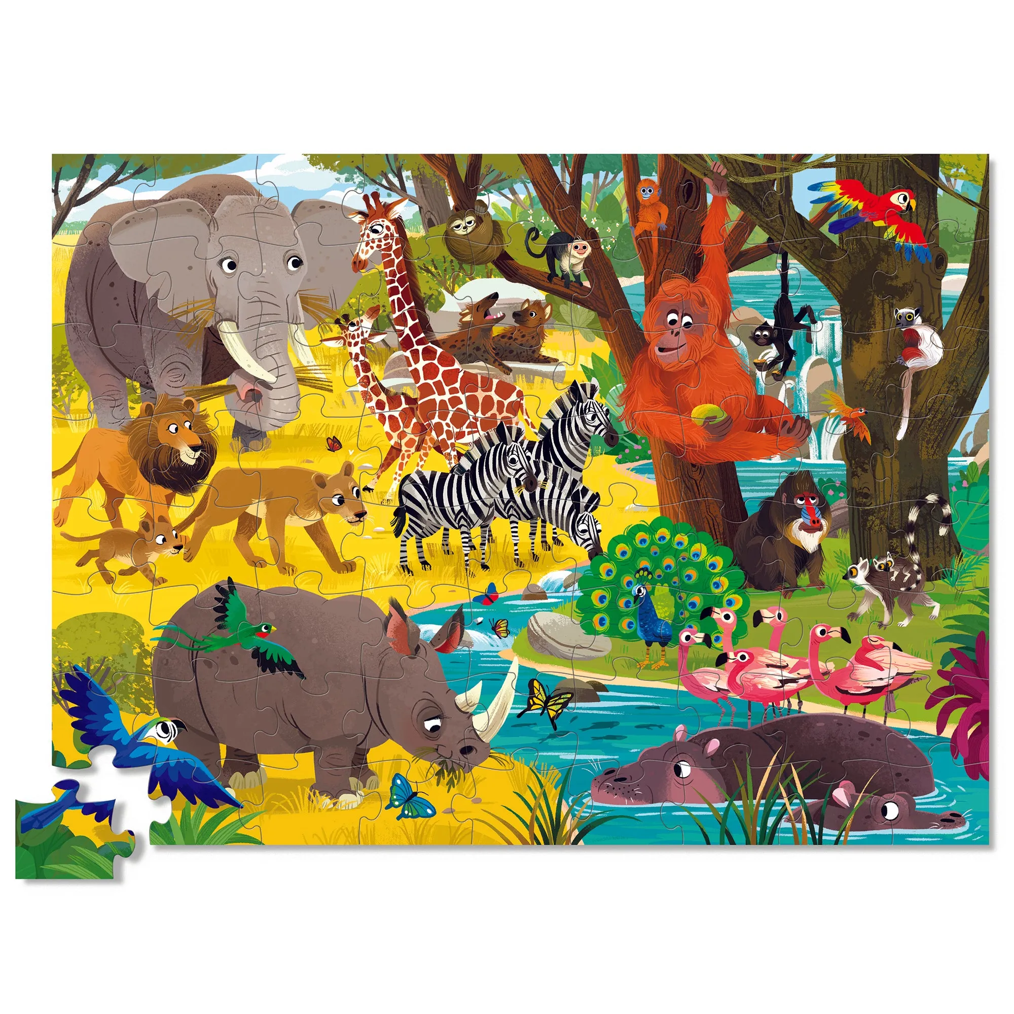 72 Piece Puzzle - Wild Safari