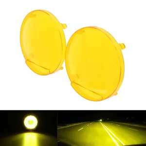 9 Inch Round LED Driving Light Amber Cover Light Shield