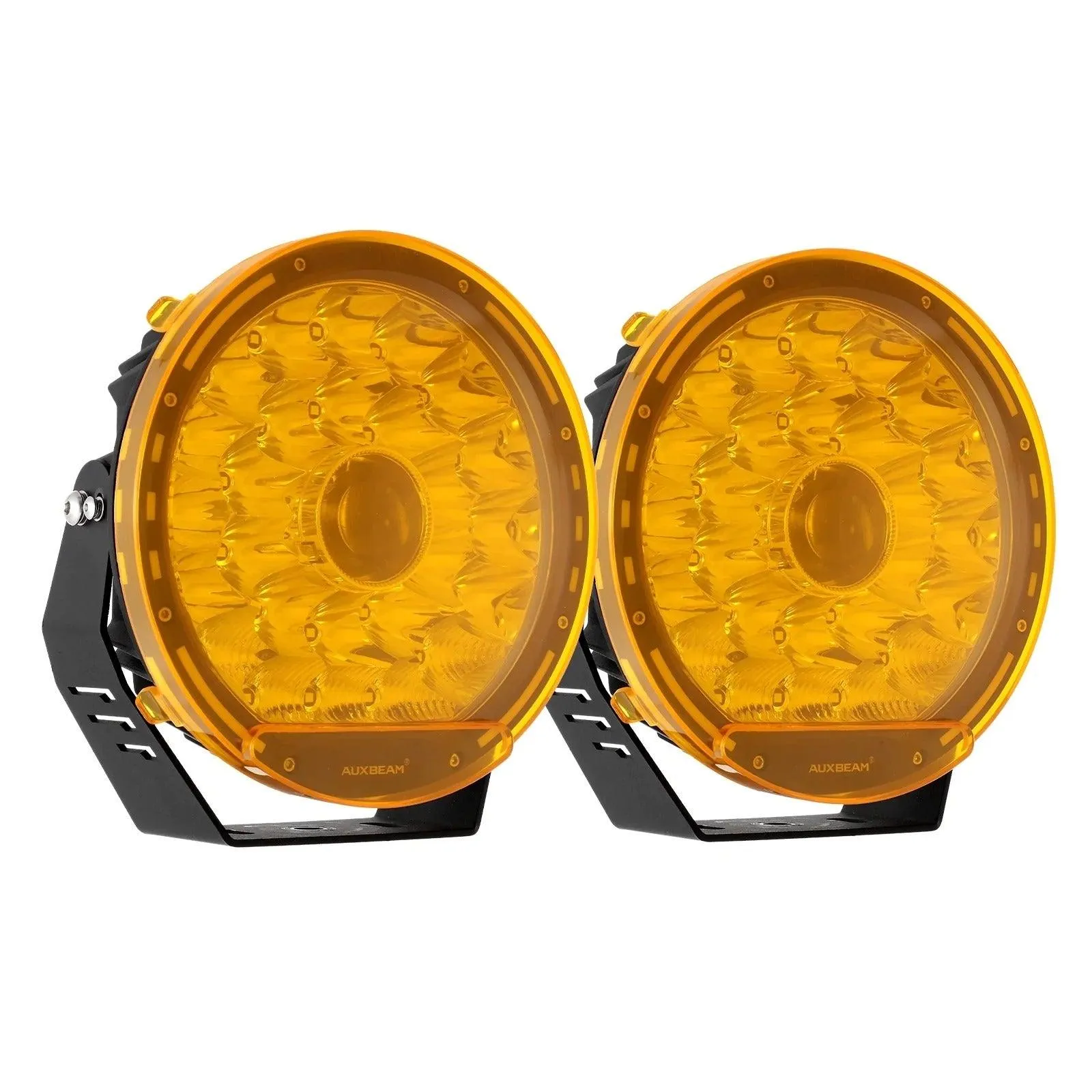 9 Inch Round LED Driving Light Amber Cover Light Shield