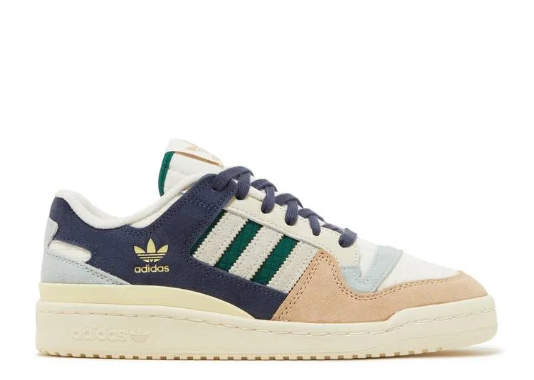 Adidas FORUM 84 LOW 'BEIGE NAVY GREEN' sneakers, white