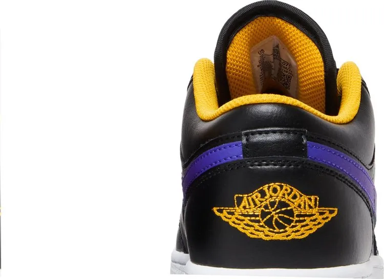 Air Jordan 1 Low GS Lakers, black