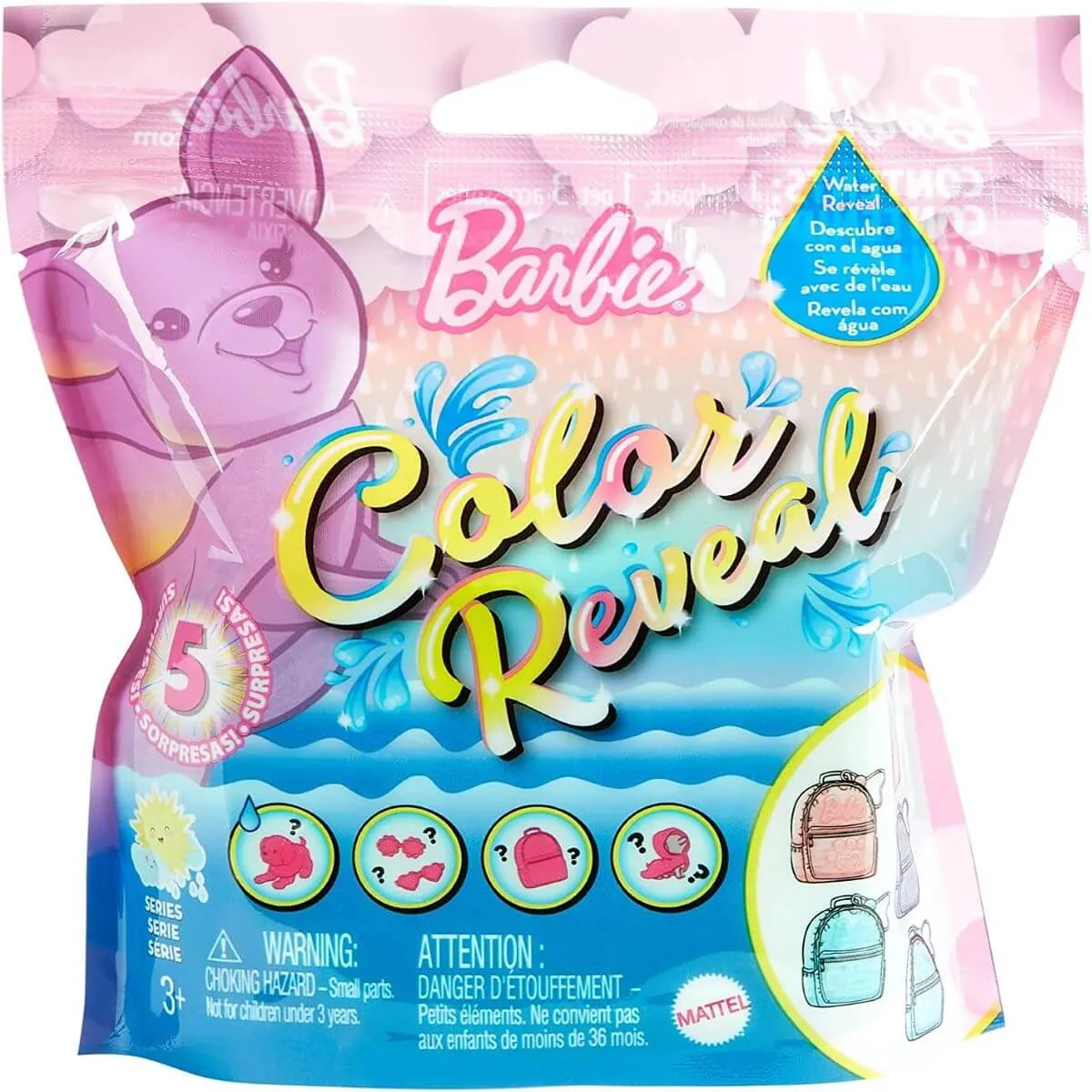 Barbie Color Reveal Pets (Assorted Styles)