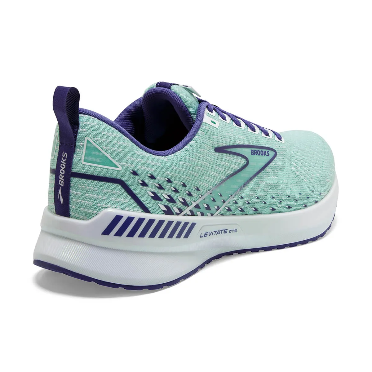 Brooks Levitate GTS 5 Womens | Yucca/navy Blue/white