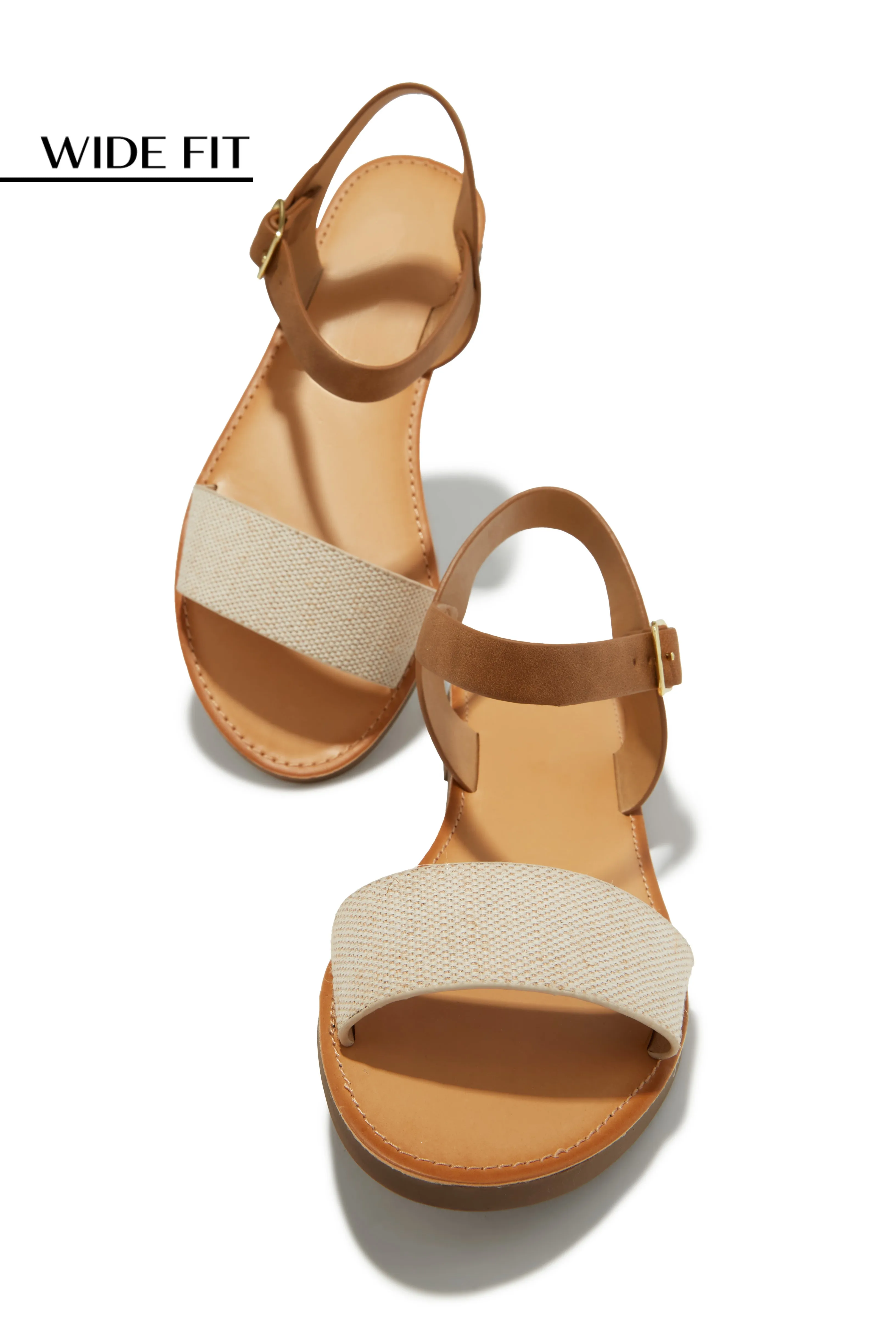 Chasing Summer Wide Fit Sandals - Tan