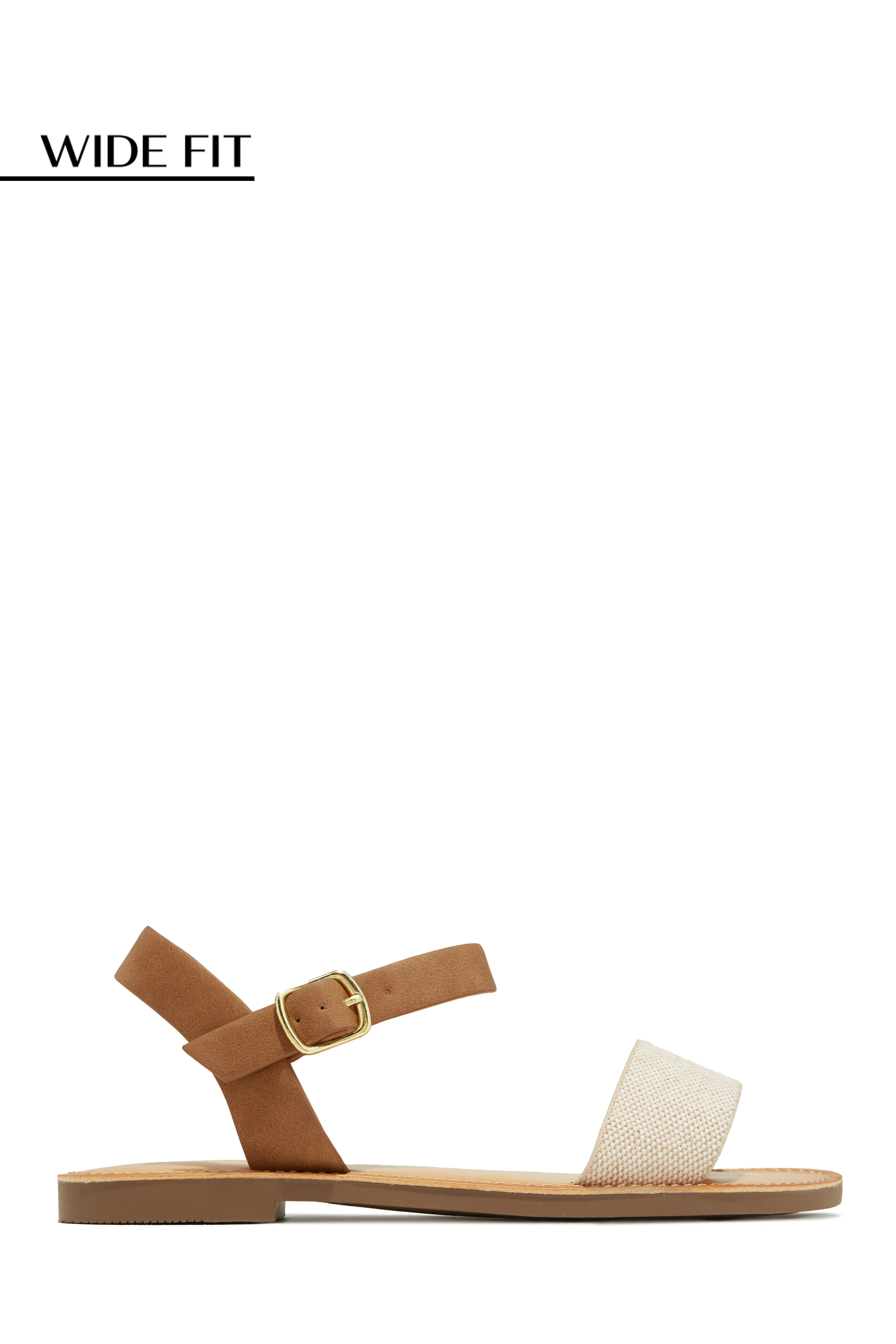 Chasing Summer Wide Fit Sandals - Tan