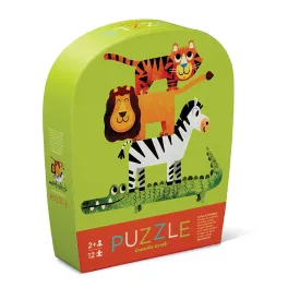 Crocodile Creek 12pc Mini Puzzle - Jungle Friends