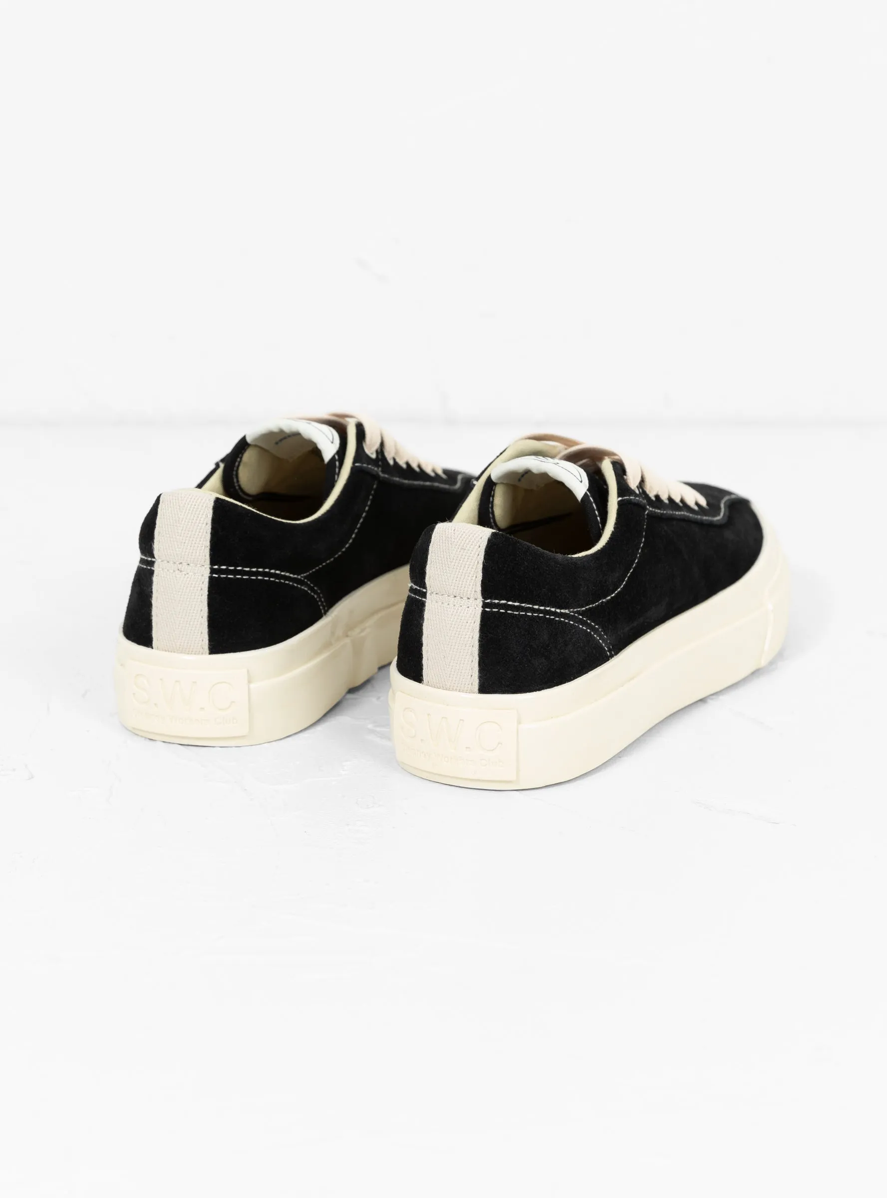 Dellow Suede Black & Ecru