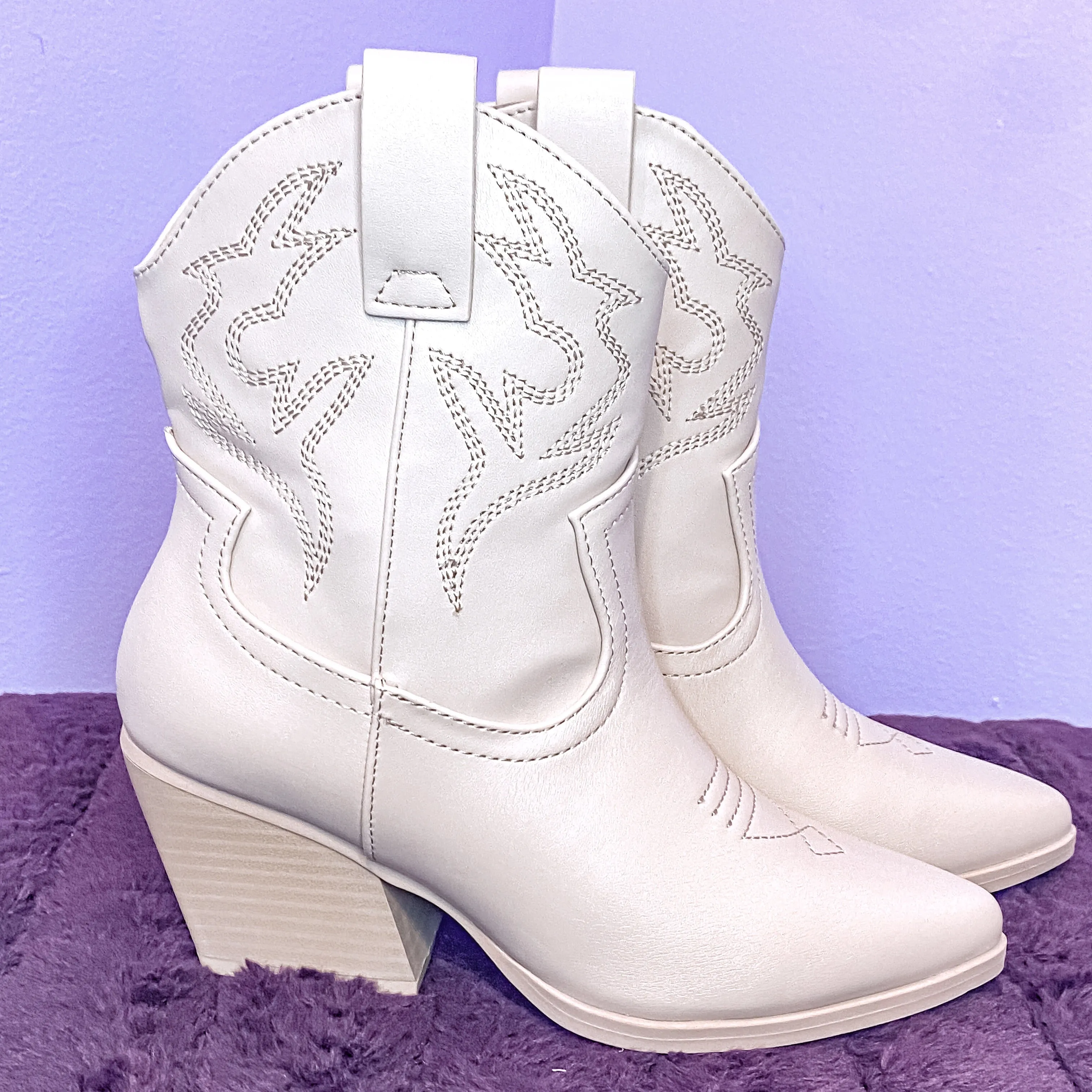 Embroidered Western Bootie