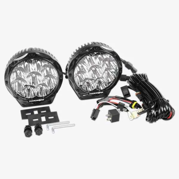 HARDKORR LIFESTYLE 7? LED DRIVING LIGHTS (PAIR W/HARNESS)