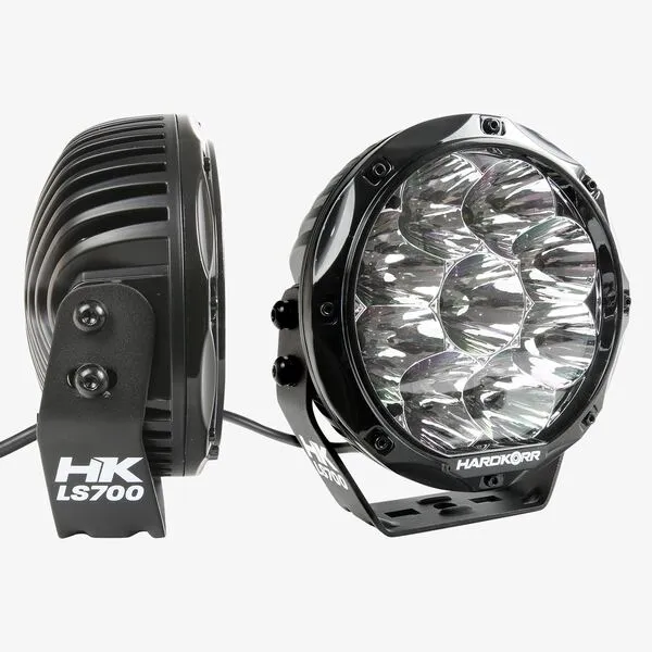 HARDKORR LIFESTYLE 7? LED DRIVING LIGHTS (PAIR W/HARNESS)