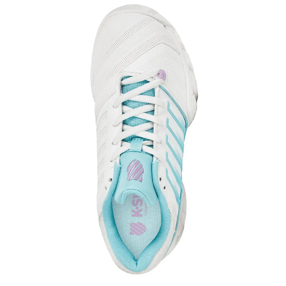 Juniors` Bigshot Light 4 Tennis Shoes Brilliant White and Angel Blue