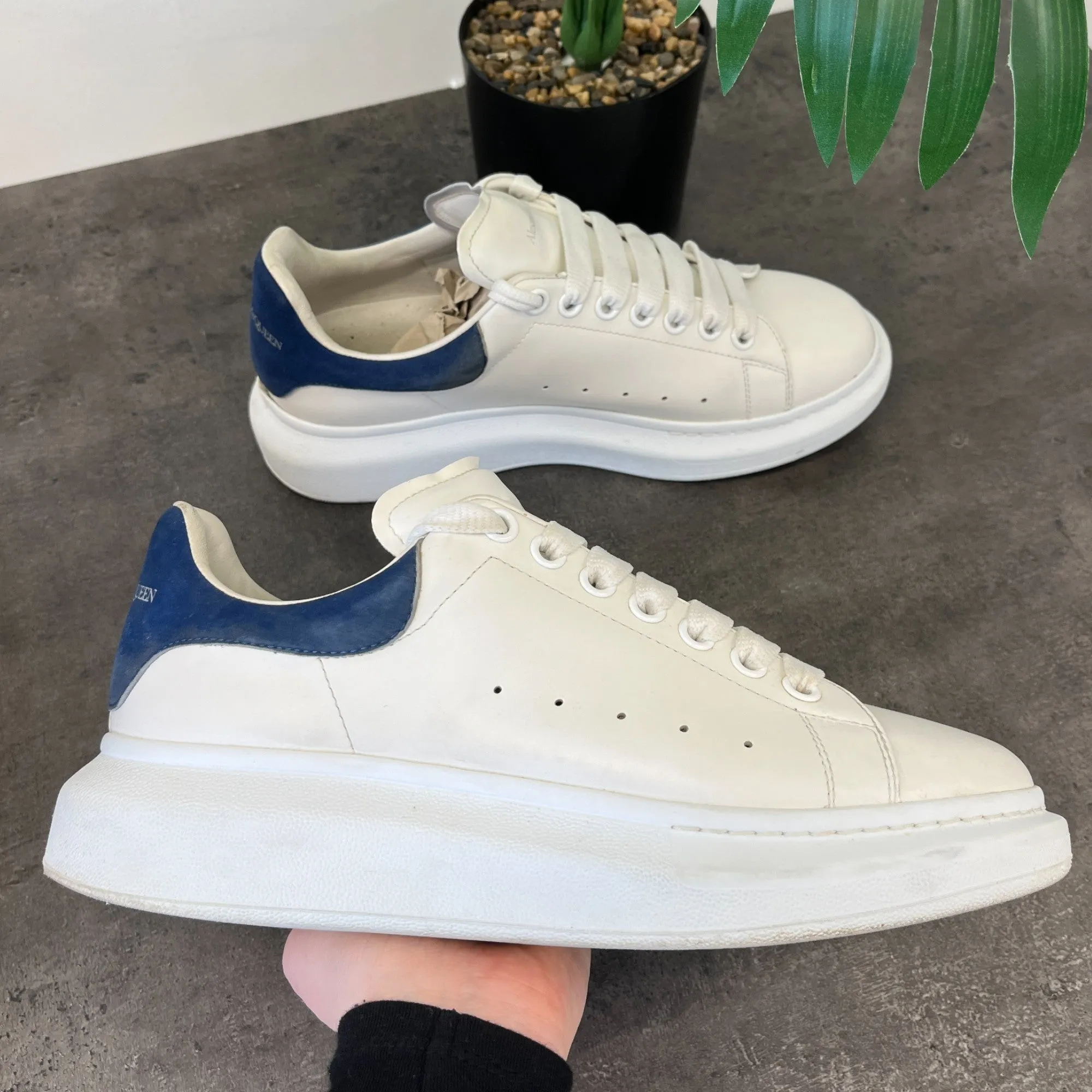 Men's Oversized Low Trainers White Size EU 41 / UK 7