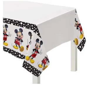 Mickey Mouse Plastic Table Cover  | 1ct