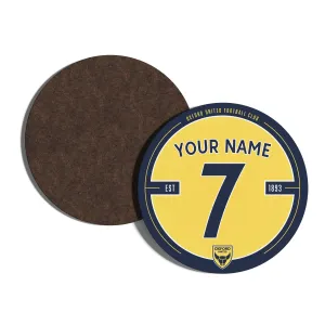 Oxford United Custom Name Club Coaster