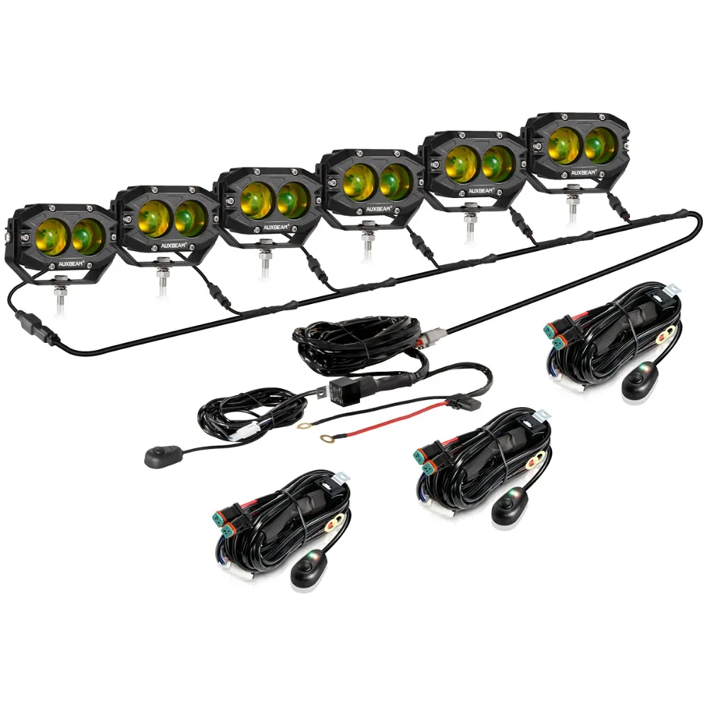 R4 Series | 4 Inch 60W LED Pods Amber Spot Driving Light