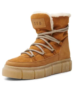 Shoe The Bear Tove Snow Tan Leather Boots