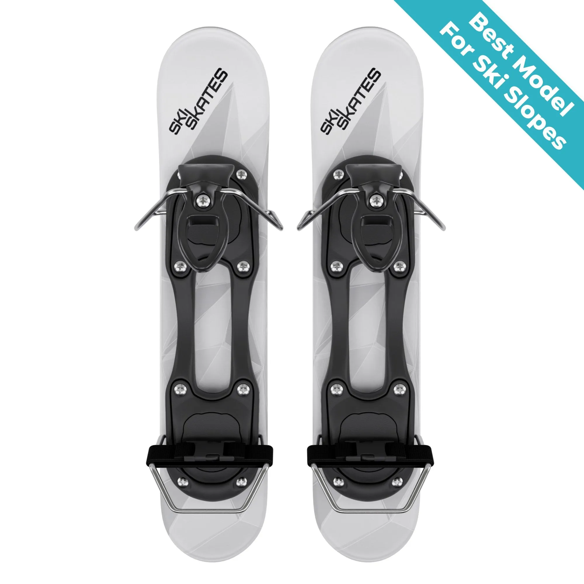 Skiskates by Snowfeet* | 44 CM | Skiblades Snowblades | Ski Boots Model | Free shipping