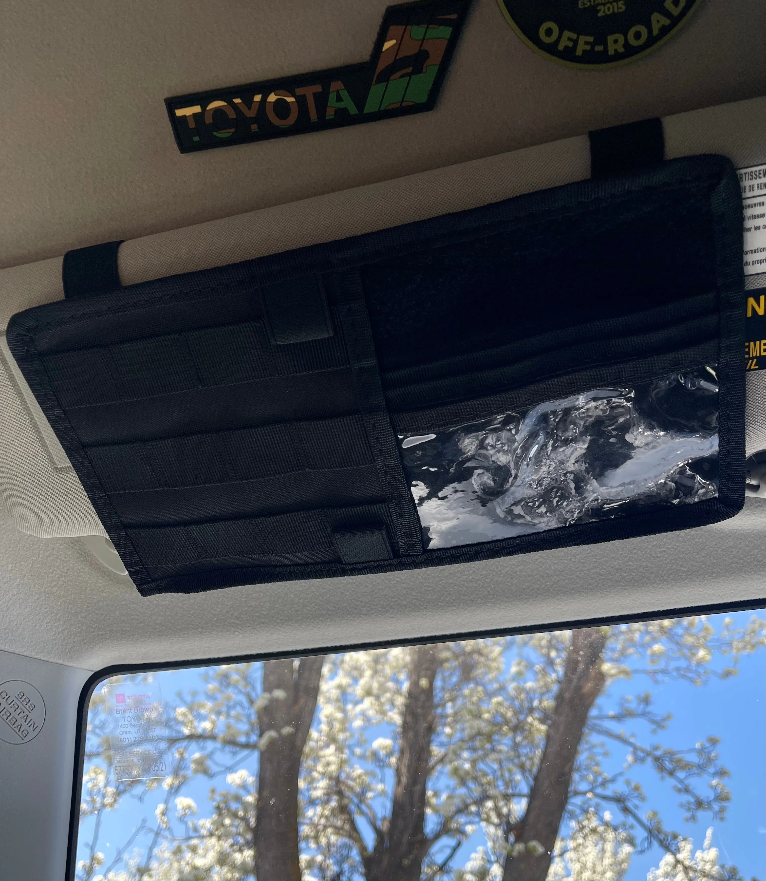 Sun Visor Molle Panel