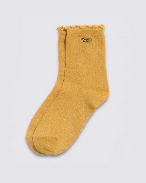 Tinsel Half Crew Socks - Gold