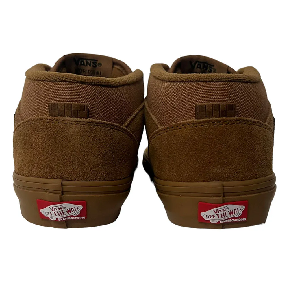 Vans Skate Half Cab Brown Gum Suede Shoes